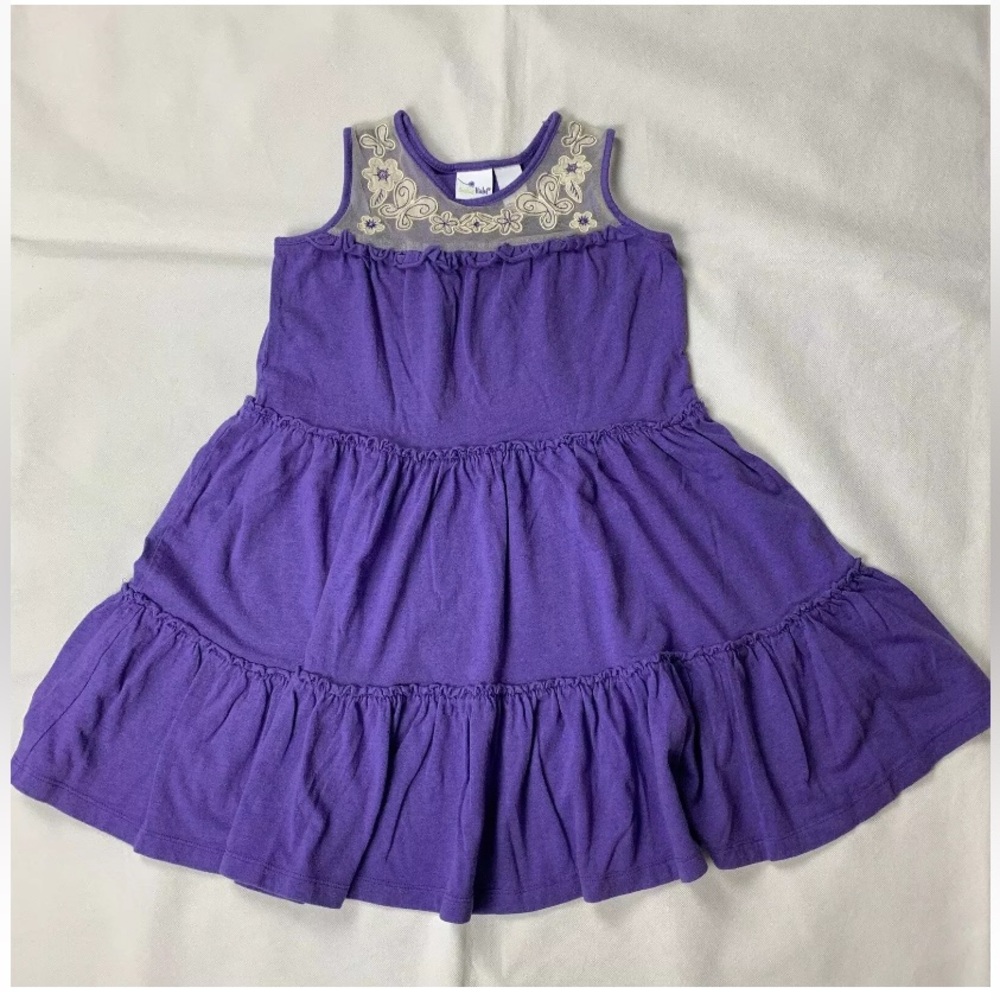 Shrinking Violet Girls Summer Dress Tier Classic in Violet Size 7🌸